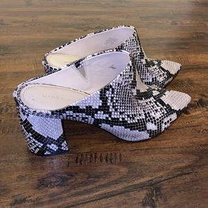 Marc Fisher snake Mules
